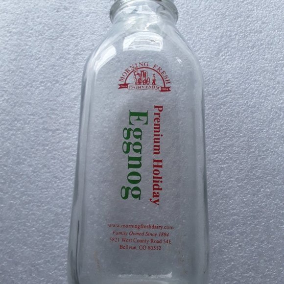 Morning Fresh Accents Morning Fresh Dairy Glass Eggnog Bottle